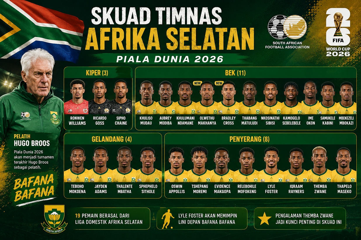 Tim Nasional Afrika Selatan Piala Dunia 2026